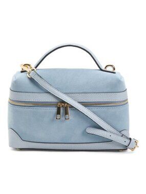 CHEVAL Made In Italy Suede Vanity Case